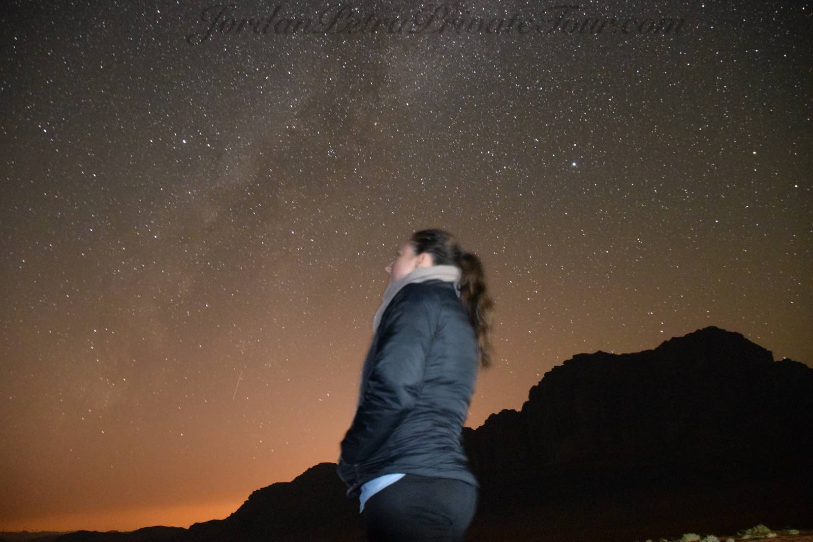 Jordan Tours stargazing at Wadi Rum