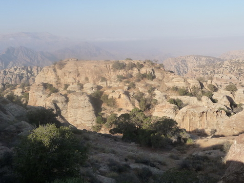 Beautiful Nature Trail Through Dana Reserve of Jordan